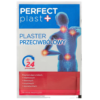 Perfect Plast+ Pain Relief Patch packaging, showing front label with pain relief points for muscles, joints, and spine, and up to 24-hour relief promise.