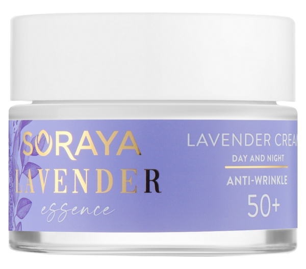 Soraya Lavender Essence Anti-Wrinkle Cream 50+ Day and Night Jar