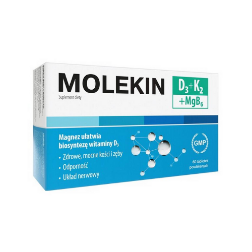 Molekin D3 + K2 + MgB6 (60 Tablets)
