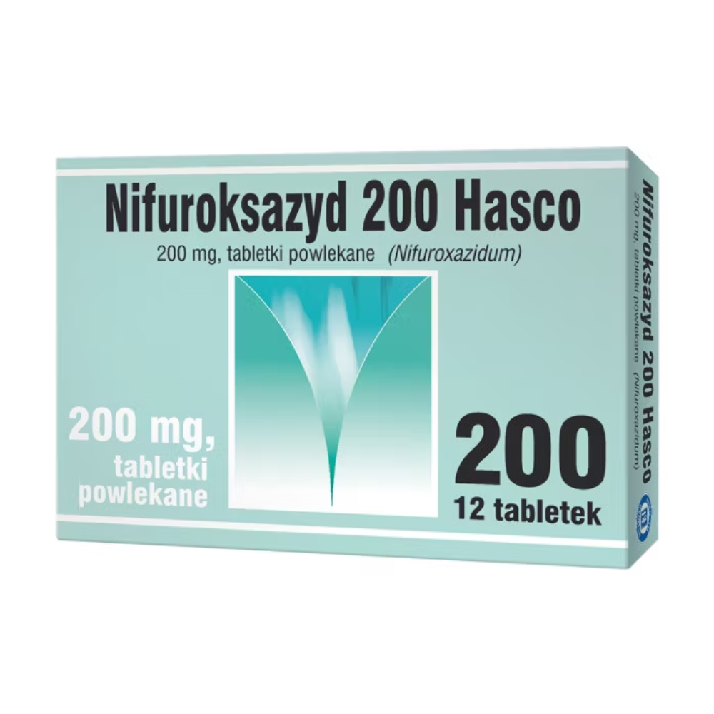 Nifuroksazyd Hasco 200mg (12 Tablets)