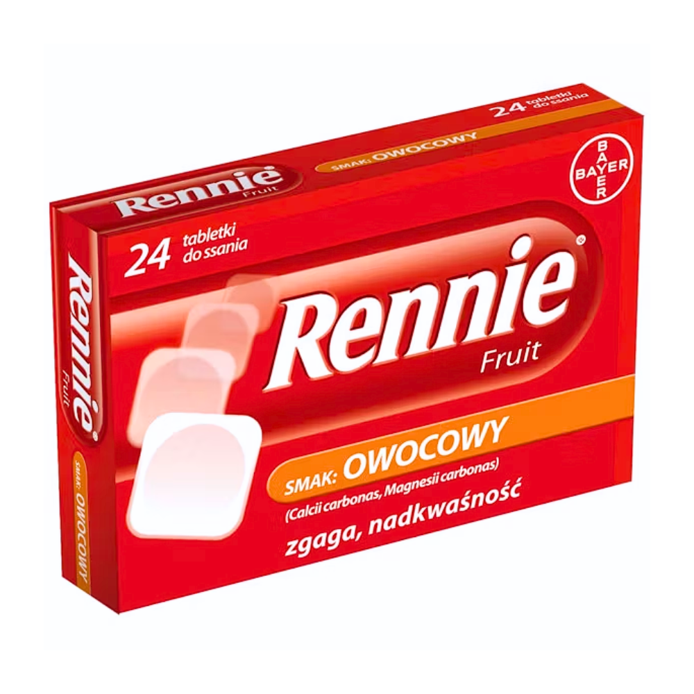 Rennie Fruit (24 Tablets)