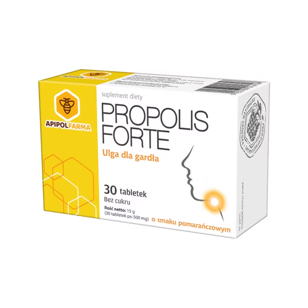 Propolis Forte, Orange Flavor (30 Tablets)