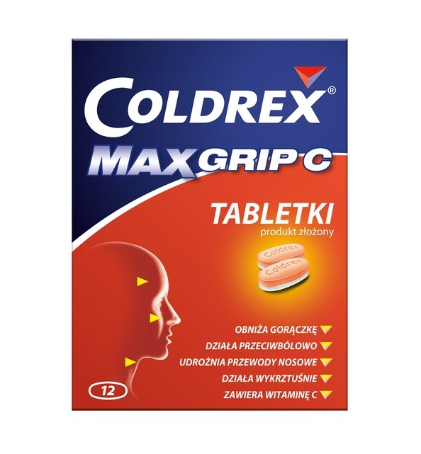 Coldrex Max Grip C (12 Tablets)