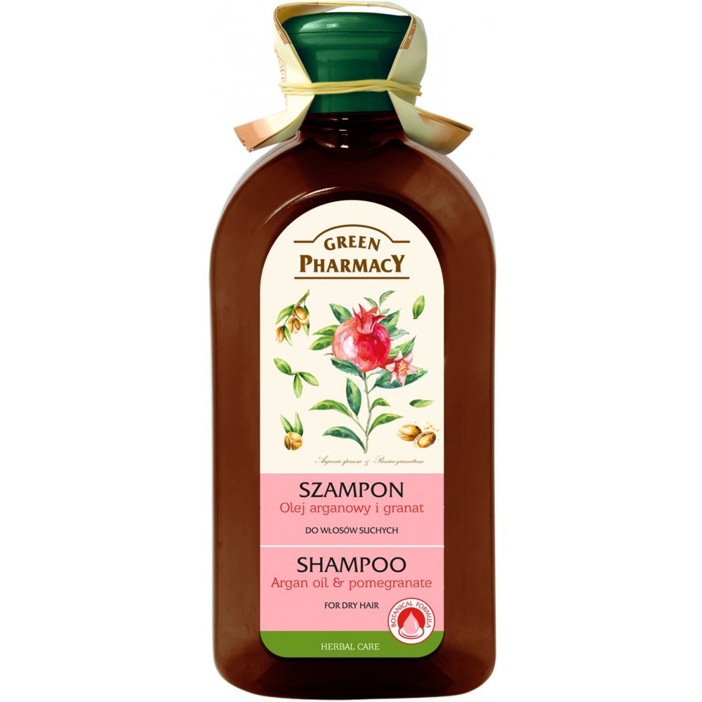 Green Pharmacy Argan Oil and Pomegranate Herbal Care Shampoo 350ml