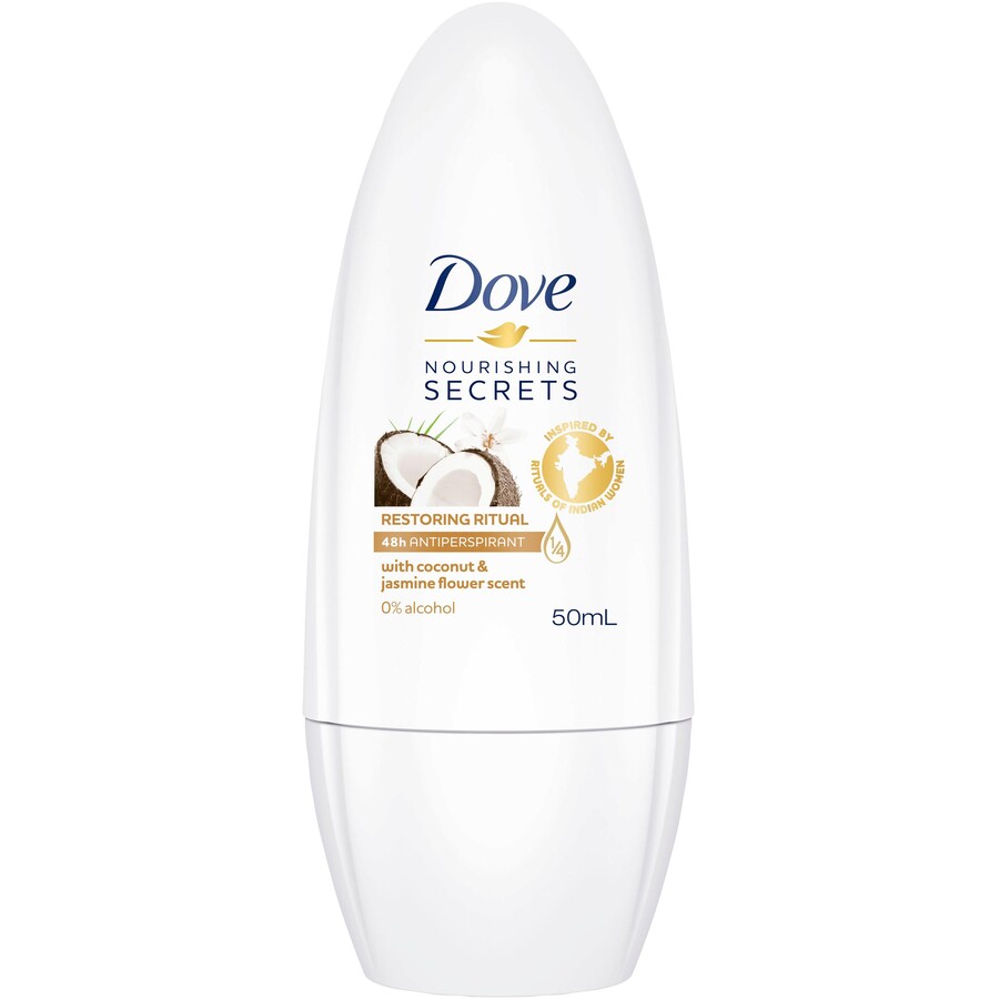 Dove Nourishing Secrets Roll-On Antiperspirant (Coconut & Jasmine) 50ml