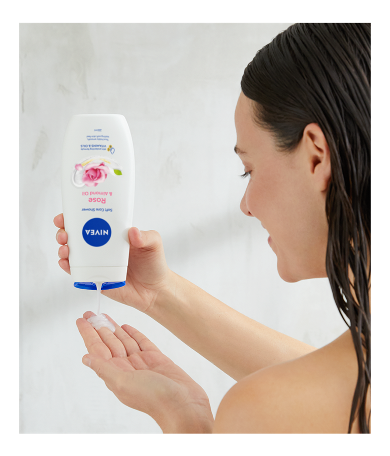 Nivea Rose & Almond Oil Shower Cream 250ml - Image 6