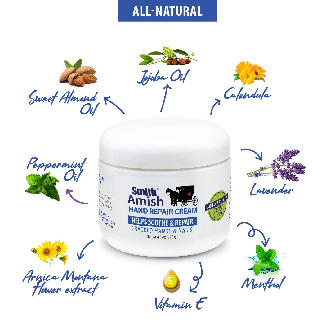 Smith Amish Hand Repair Cream 4oz/114g - Image 4