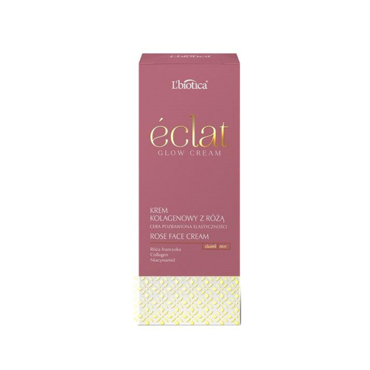 Eclat Glow Cream Rose Face Cream for All Skin Types 50ml