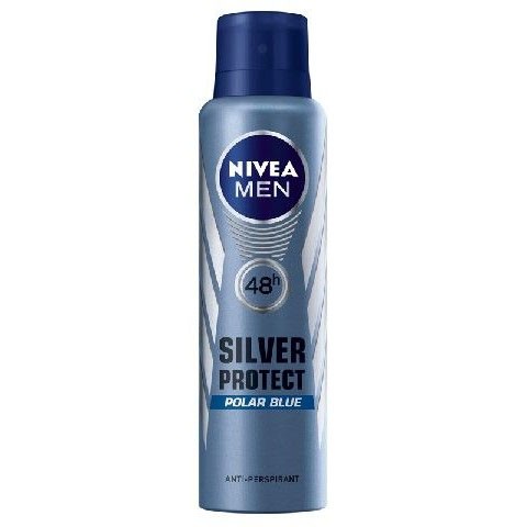 Nivea Men Silver Protect Polar Blue 48H Antiperspirant Spray (150ml)