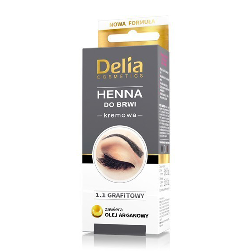Delia Cosmetics Eyebrow Color Cream (Graphite Grey) 2x15ml