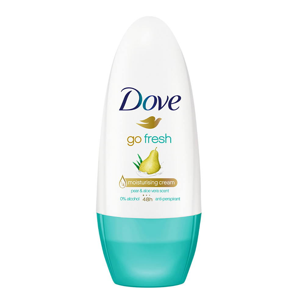 Dove Go Fresh Roll-On Antiperspirant (Pear & Aloe Vera) 50ml