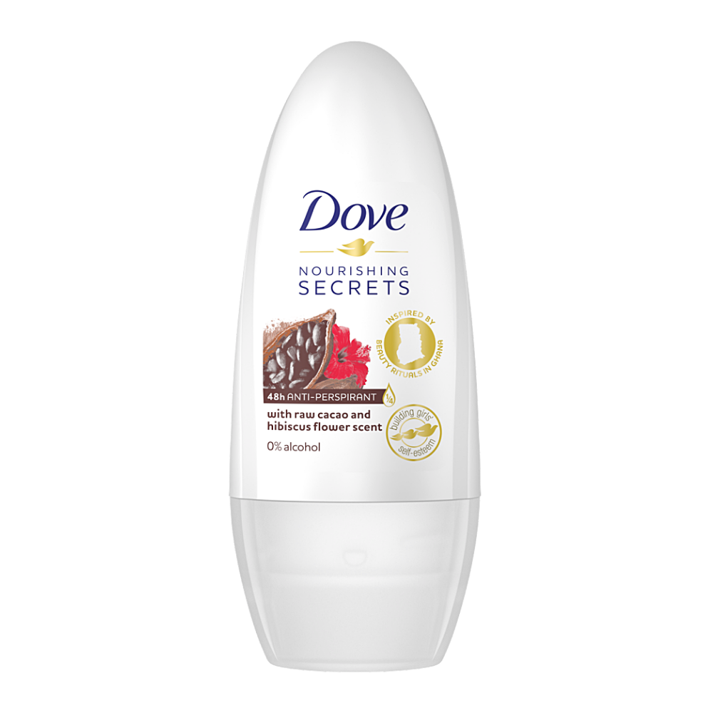 Dove Nourishing Secrets Roll-On Antiperspirant (Cocoa & Hibiscus) 50ml