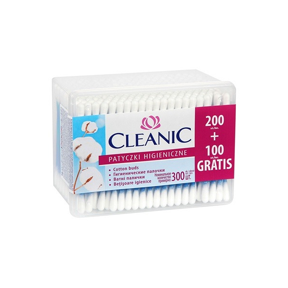 Cleanic Sensitive Cotton Buds (300 Count)