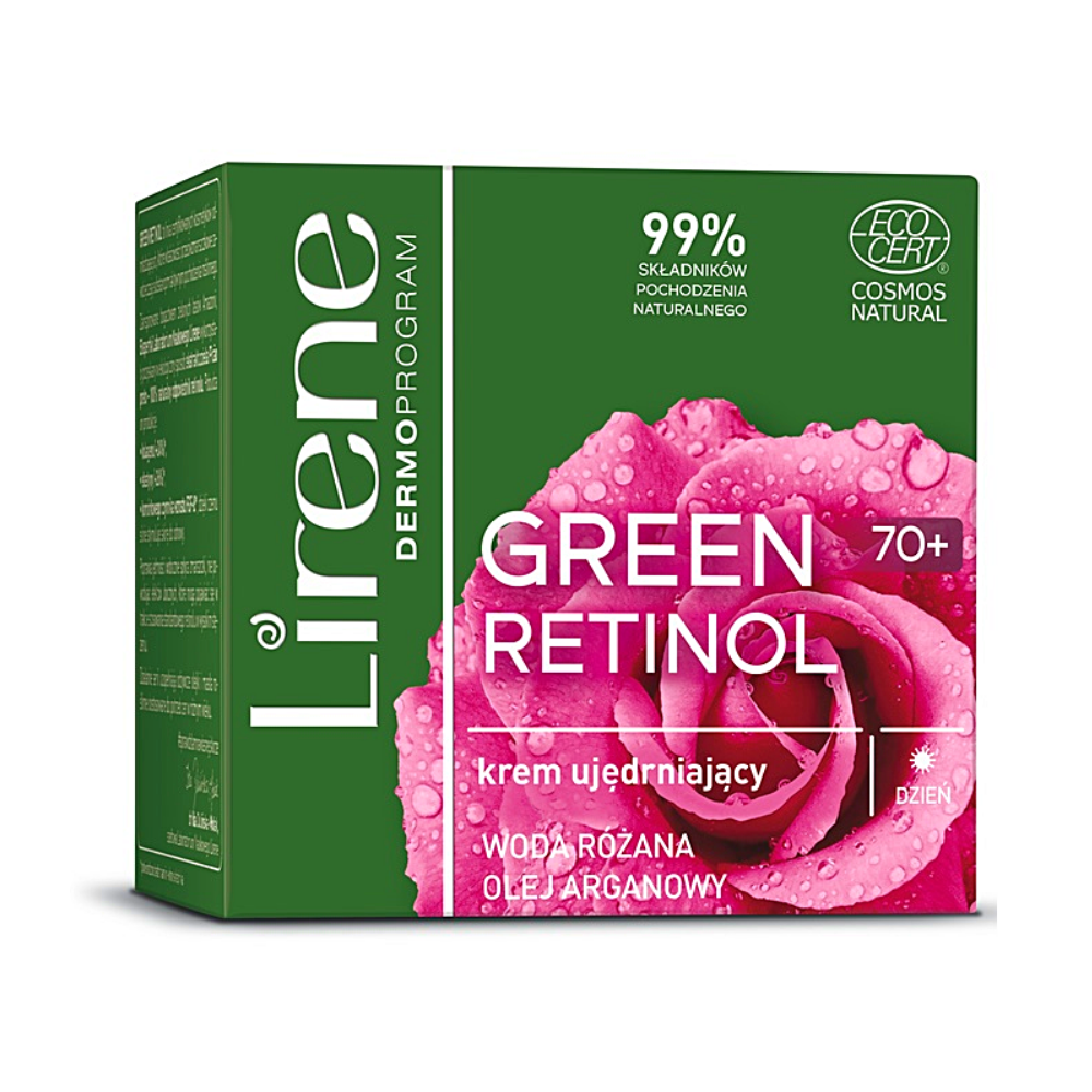 Lirene Green Retinol Firming Day Cream 70+ 50ml