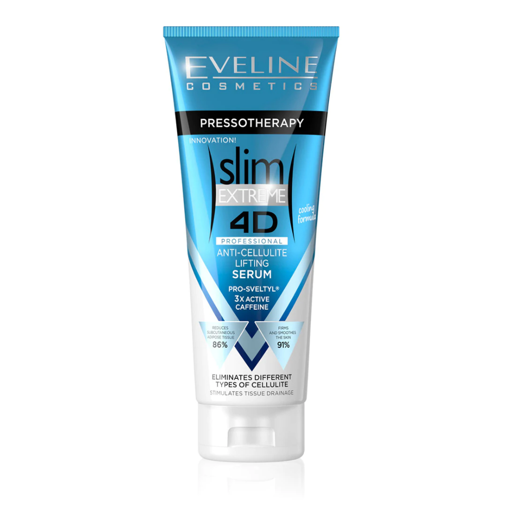 Eveline Cosmetics, Slim Extreme 4D, Pressotherapy Anti-Cellulite Serum 250ml
