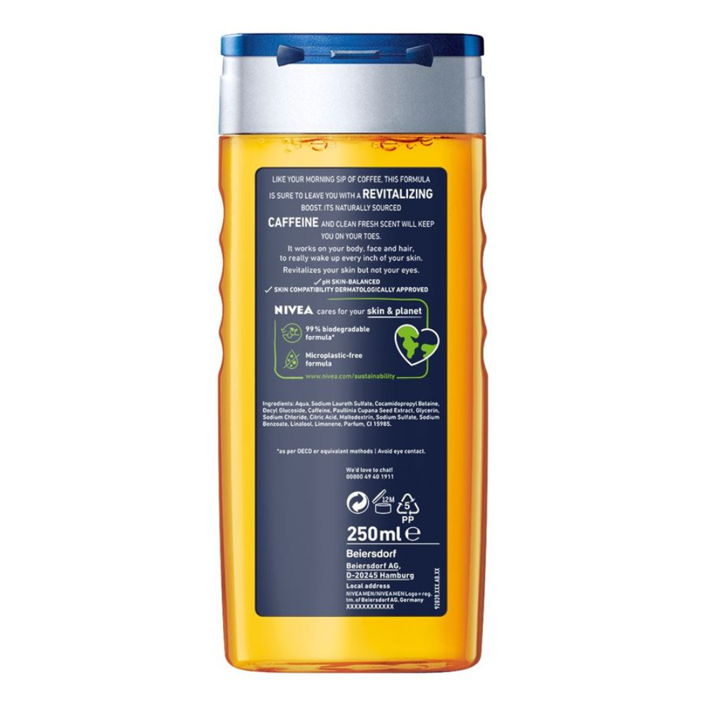 Nivea Men Boost Shower Gel 250ml - Image 2