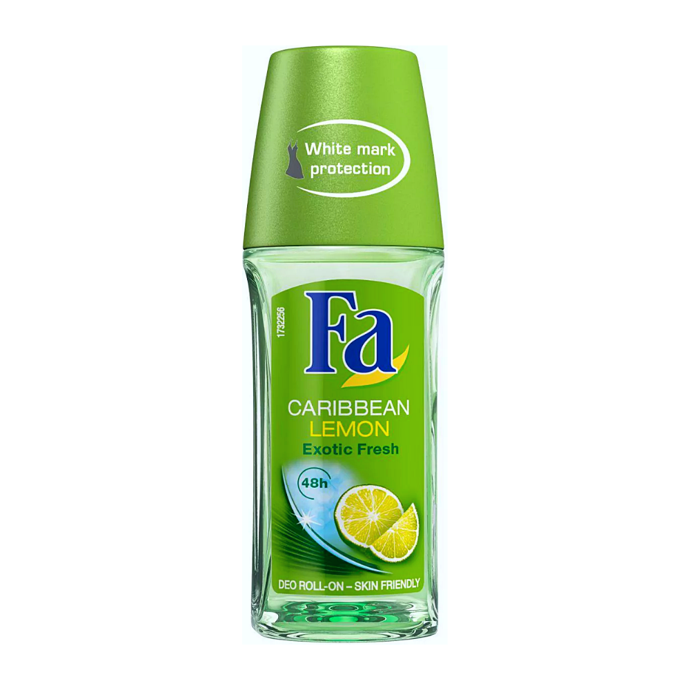 Fa Caribbean Lemon Roll-On Deodorant 50ml
