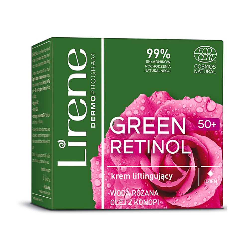 Lirene Green Retinol Lifting Day Cream 50+ 50ml