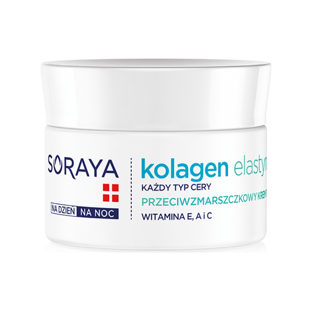 Soraya Kolagen Elastyna Anti-Wrinkle Cream for Day and Night 50ml - Image 2