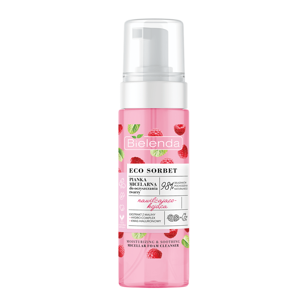 Eco Sorbet Raspberry Micellar Cleansing Foam 150ml