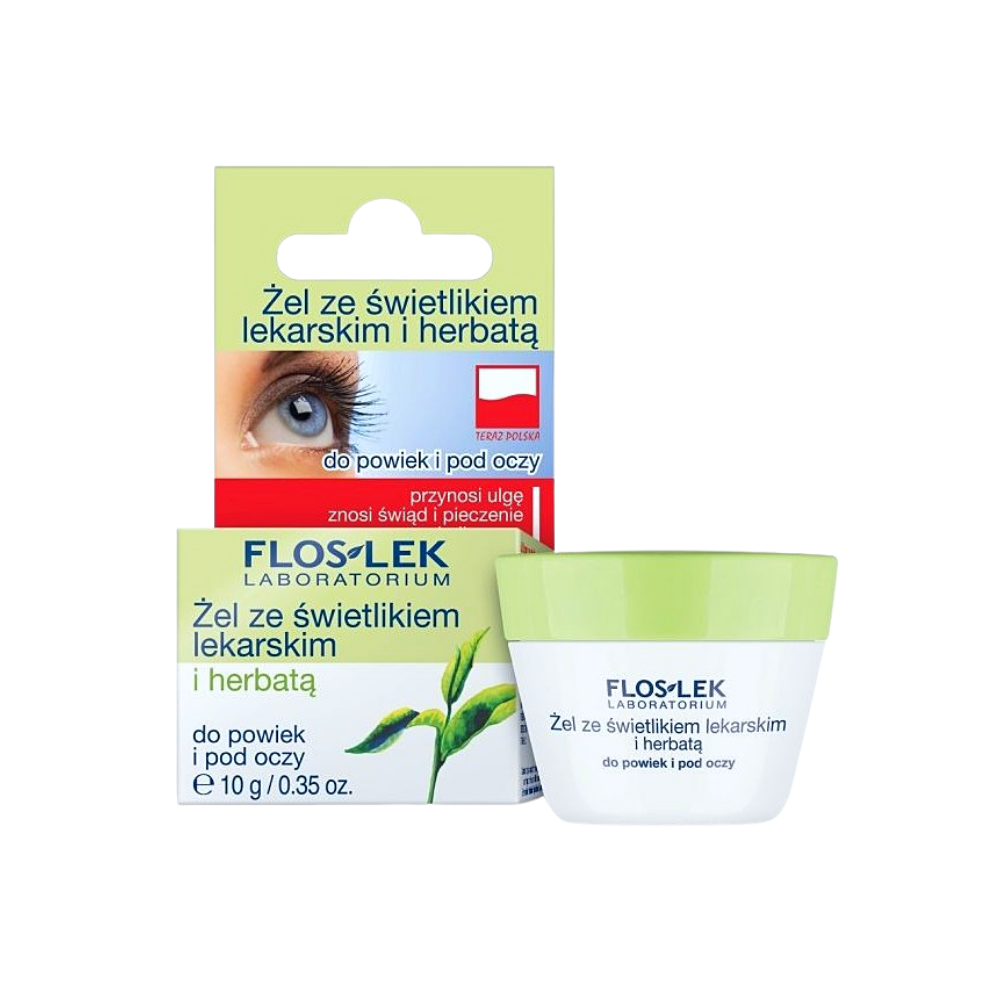 Flosek Green Tea Cream for Eyelids & Undereye 10g/0.35oz.