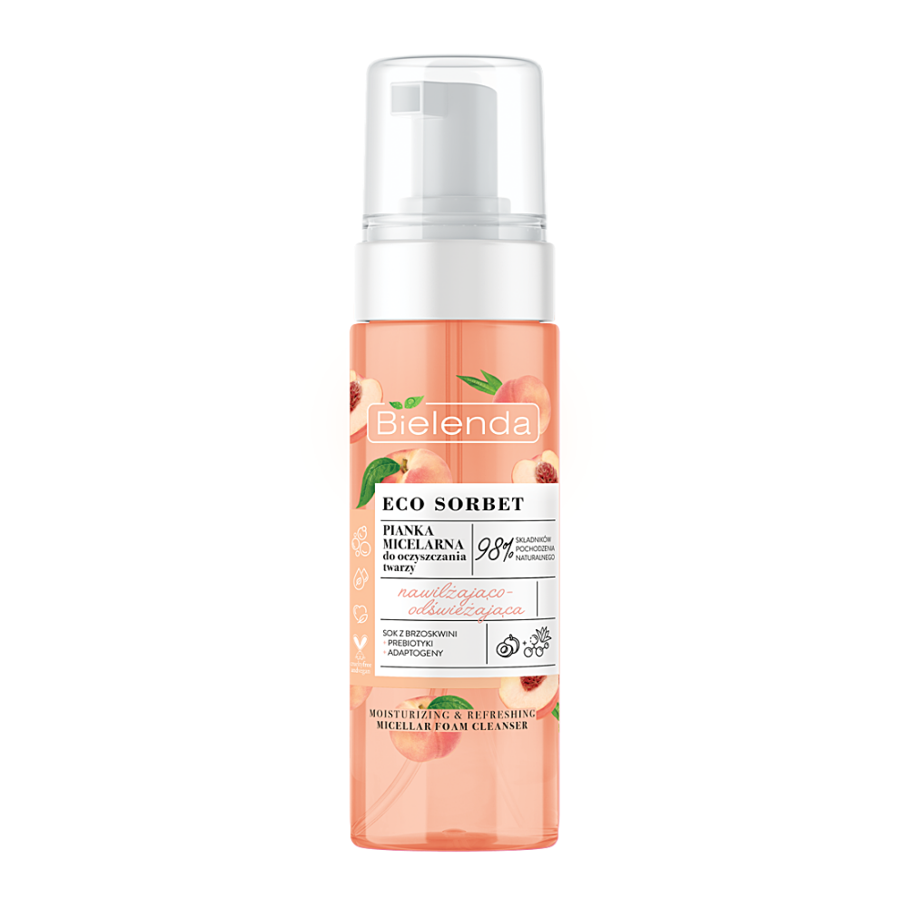 Eco Sorbet Peach Micellar Cleansing Foam 150ml