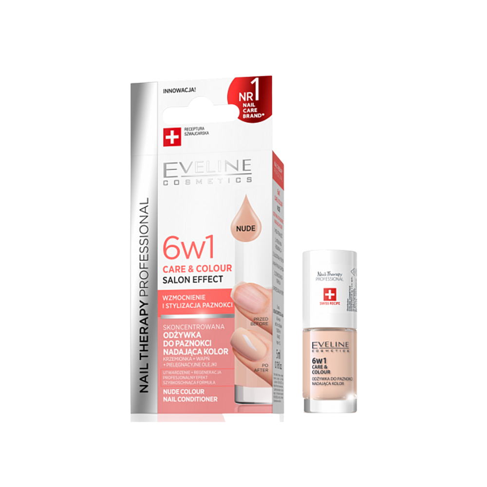 Eveline Cosmetics 6-in-1 Nail Conditioner (Nude) 5ml