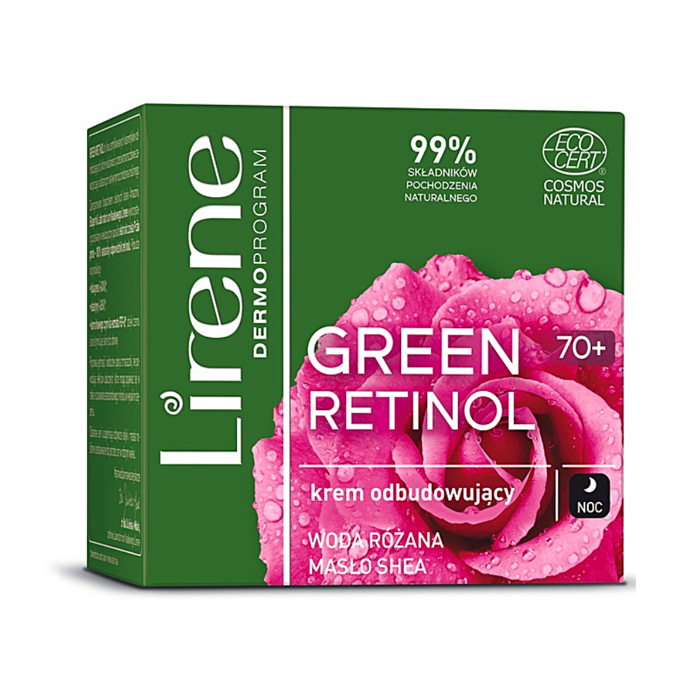 Lirene Green Retinol Regenerating Night Cream 60+ 50ml