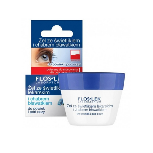Floslek Eyebright and Cornflower Gel for Undereyes 10g/0.35oz.