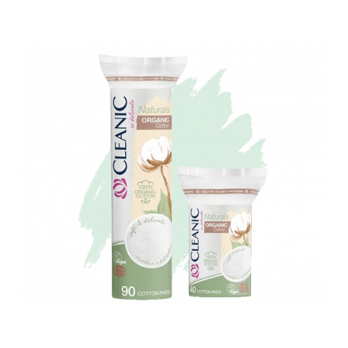 Cleanic Naturals Organic Cotton Pads 90 pc.