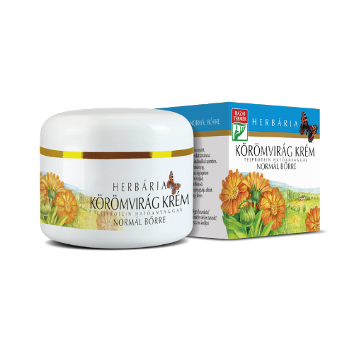 Herbaria Calendula Cream for Normal Skin, Koromvirag Krem, 50g