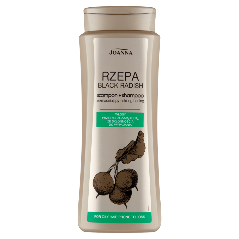 Joanna Black Radish Strengthening Shampoo for Oily Hair 400ml