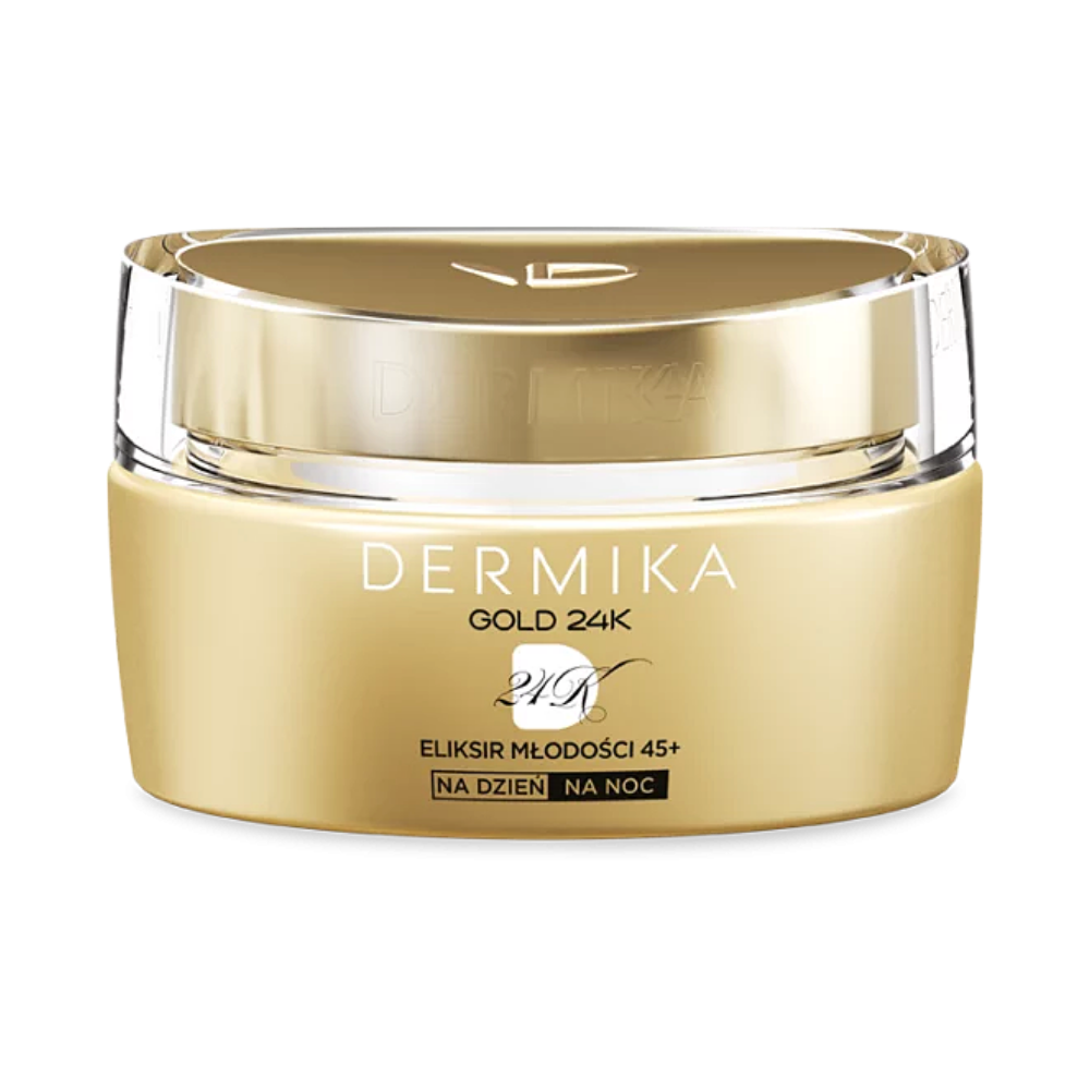 Dermika Gold 24K Youth Elixir for Day & Night 45+ 50ml - Image 2