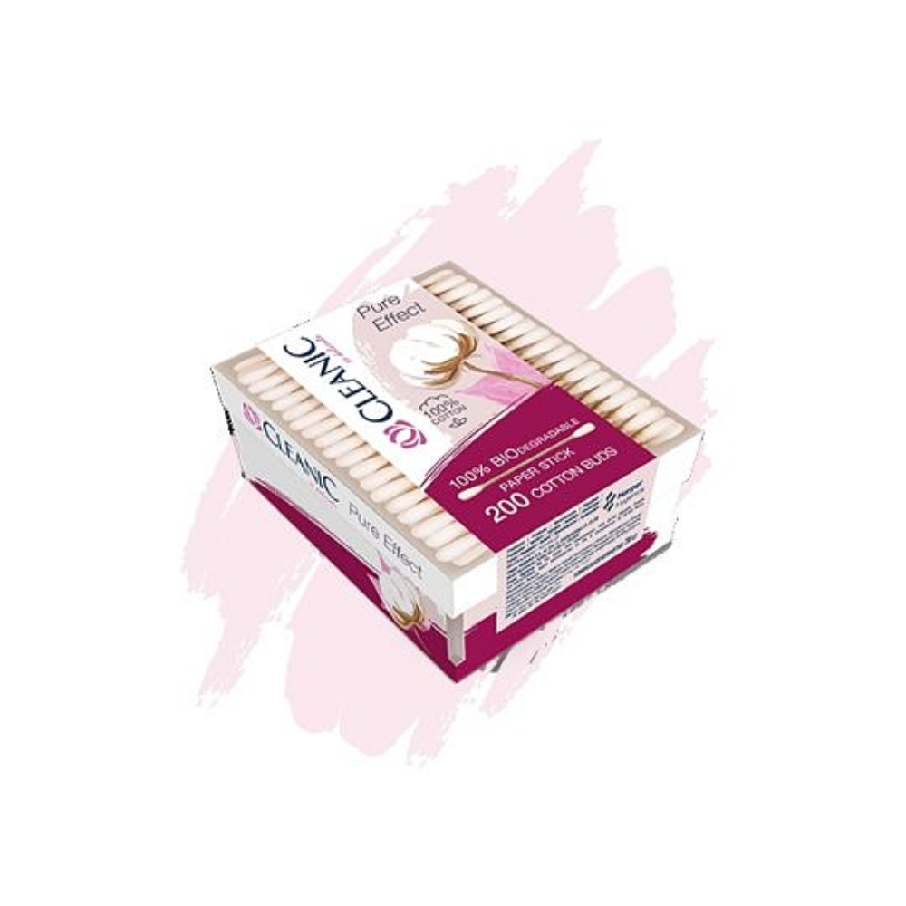 Cleanic Pure Effects Cotton Buds (200 Count)