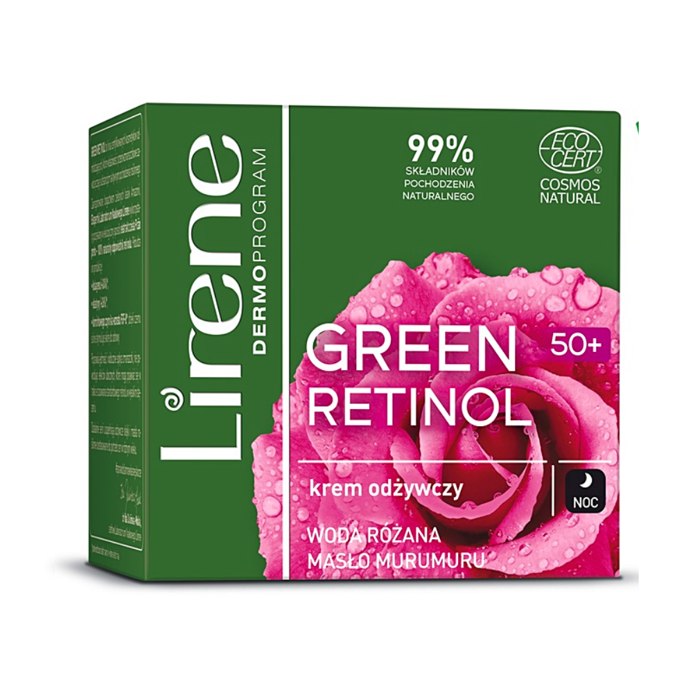 Lirene Green Retinol Nourishing Night Cream 50+ 50ml