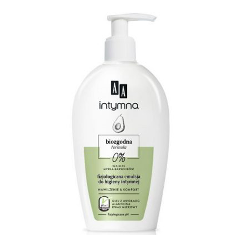 AA Bio compatible Avocado Oil Creamy Emulsion Intimate Hygiene 300ml