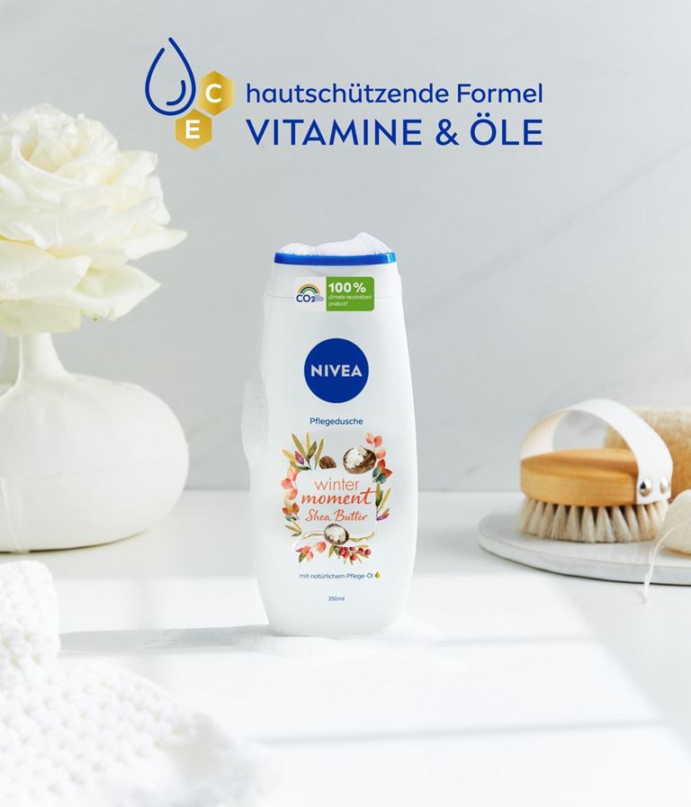 Nivea Winter Moment Shea Butter Shower Cream 250ml - Image 4