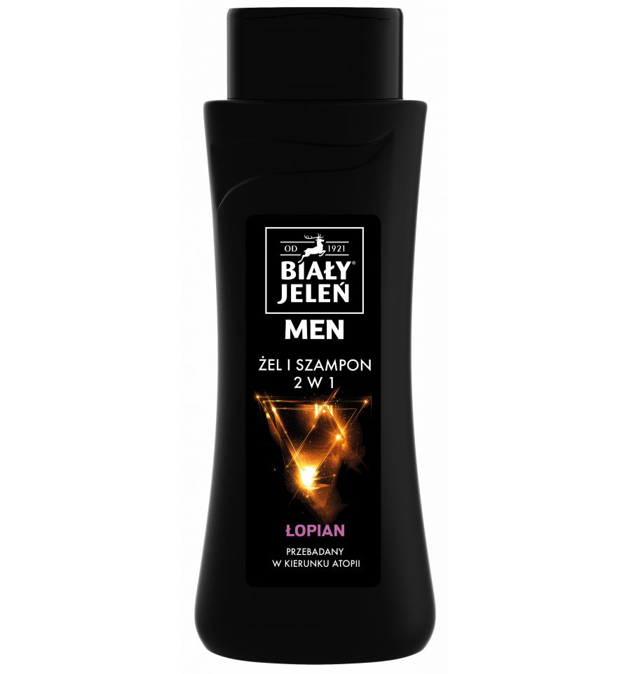 Bialy Jelen MEN 2-in-1 Shower Gel & Shampoo with Burdock 300ml