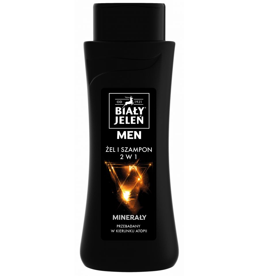 Bialy Jelen MEN 2-in-1 Mineral Shower Gel & Shampoo 300ml