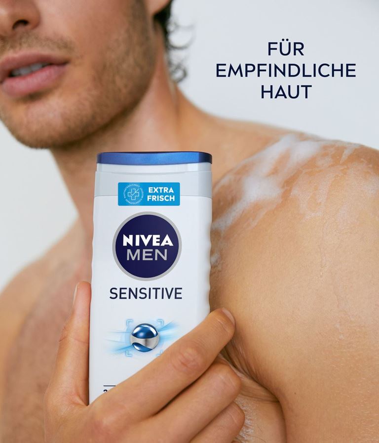 Nivea Men Sensitive Shower Gel 250ml - Image 7