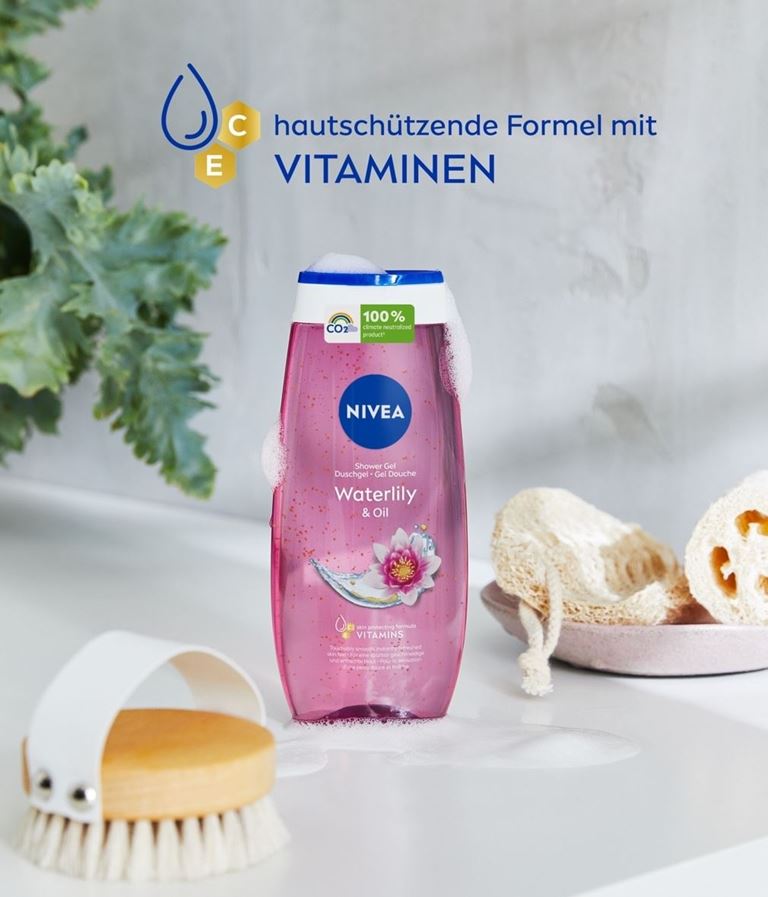Nivea Waterlily & Oil Shower Gel 250ml - Image 4