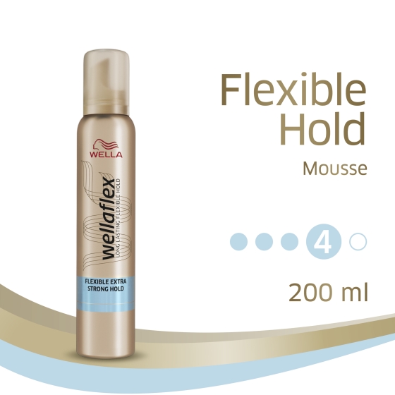 Wellaflex Flexible Extra Strong Mousse 200ml - Image 2