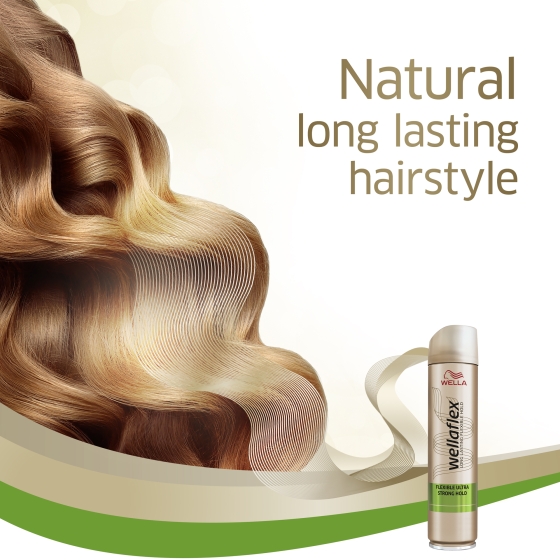 Wellaflex Flexible Ultra Strong Hold Hair Spray 250ml - Image 8