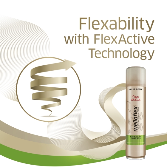 Wellaflex Flexible Ultra Strong Hold Hair Spray 250ml - Image 7