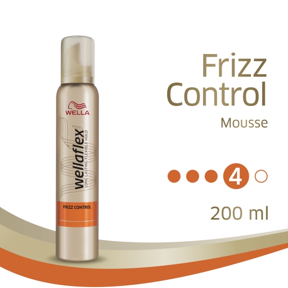 Wellaflex Frizz Control Mousse 200ml - Image 2