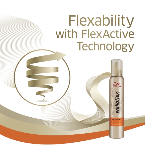 Wellaflex Frizz Control Mousse 200ml - Image 5