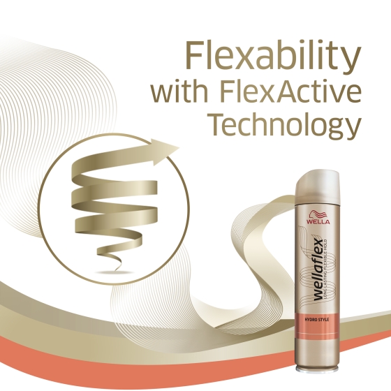 Wellaflex Hydro Style Hair Spray 250ml - Image 7