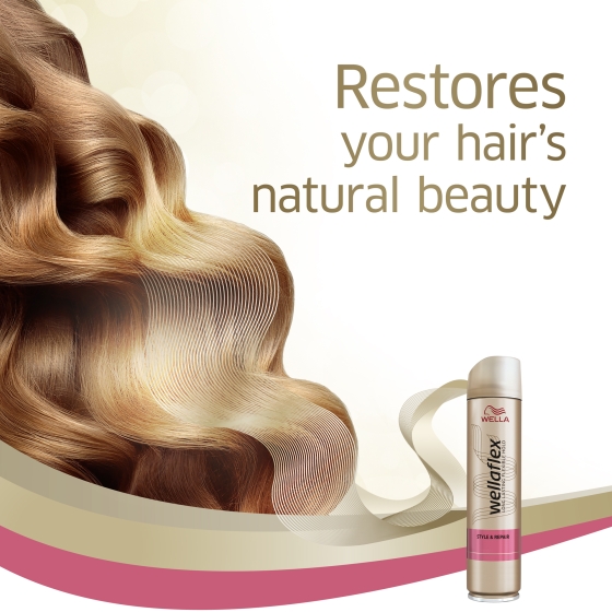 Wellaflex Style & Repair Hair Spray 250ml - Image 8