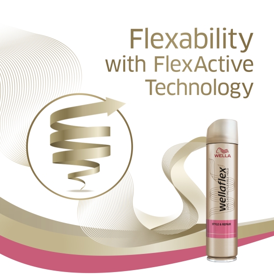Wellaflex Style & Repair Hair Spray 250ml - Image 7