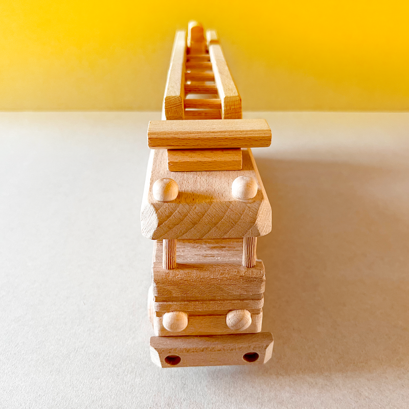 Wooden Firetruck Toy - Image 2